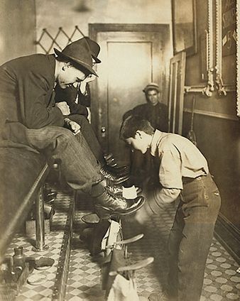 Lewis Hine Indianapolis Shoeshine Boy Photo Print