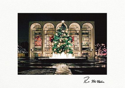 Lincoln Center Christmas Tree, New York City Individual Holiday Cards