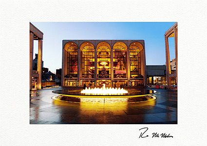 Lincoln Center Holiday Lights NYC Personalized Christmas Cards