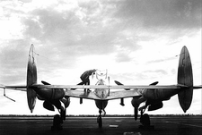 Lockheed P-38 Lightning at Sunset Photo Print
