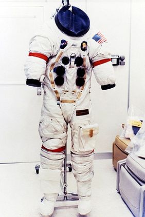 NASA Apollo 13 Jim Lovell Space Suit Photo Print