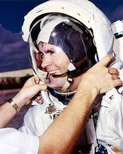 NASA Astronaut Fred Haise EVA Training Photo Print