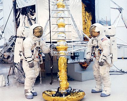 NASA Jim Lovell & Fred Haise Lunar Module Photo Print