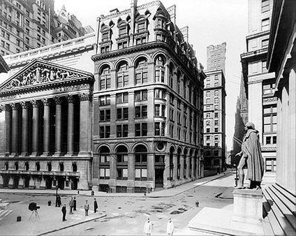 New York Stock Exchange & Wilks Building Photo Print