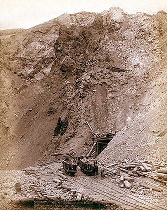 Old West Mine Dakota Railroad 1888 Photo Print