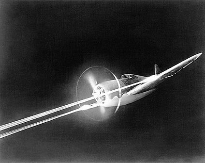 P-47 Thunderbolt in Flight w/ Tracers Photo Print
