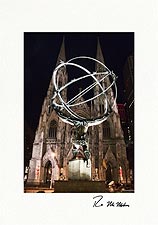 Atlas St. Patrick's Cathedral New York Personalized Christmas Cards