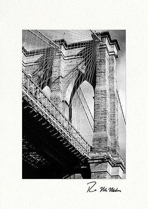 Personalized Brooklyn Bridge, New York City Photo Greeting Cards