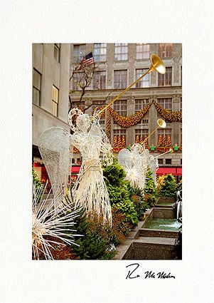 Personalized Christmas Angel Holiday Greeting Cards