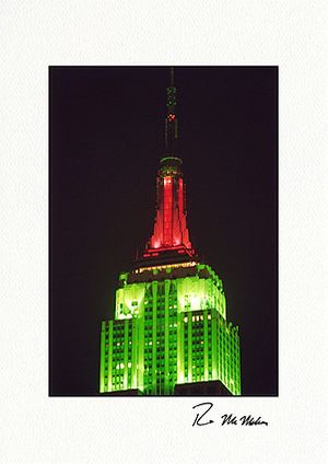 Empire State Building, New York City Christmas Boxed Fine Art Greeting Cards