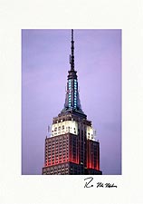 Empire State Building NYC Personalized Patriotic Greeting Cards