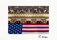Personalized Patriotic New York Stock Exchange Greeting Cards