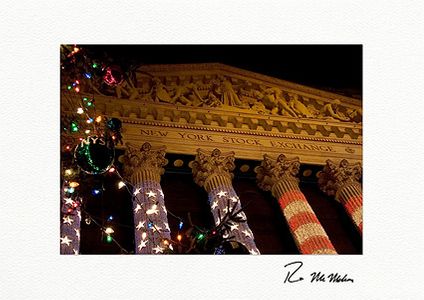 New York Stock Exchange Individual Fine Art Christmas Cards