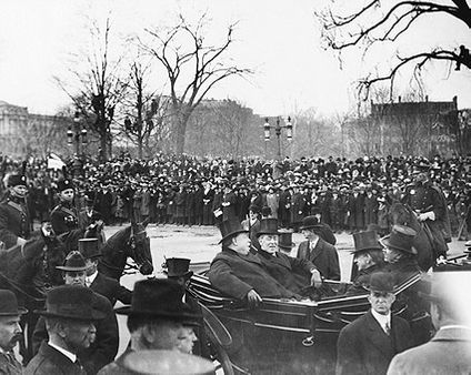 Pres. Woodrow Wilson Inauguration & Taft Photo Print