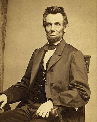 President Abraham Lincoln 1864 Seated Portrait Photo Print