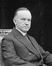 President Calvin Coolidge Portrait 1924 Photo Print for Sale