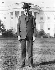 President Calvin Coolidge White House Lawn Photo Print for Sale