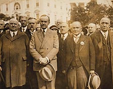 President Coolidge w/ Scottish Freemasonry Delegation Photo Print for Sale