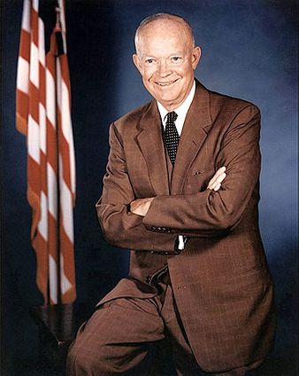 President Dwight D Eisenhower 3/4 Portrait Photo Print for Sale