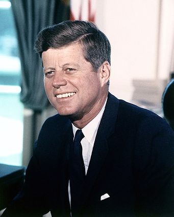 President John F. Kennedy Color Portrait Photo Print for Sale