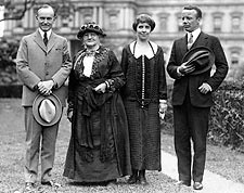 President & Mrs. Coolidge, Mother Jones, & Roosevelt Photo Print for Sale