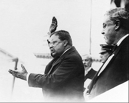 President Theodore Roosevelt in Yonkers, NY Photo Print