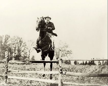 President Theodore Roosevelt on Horseback Photo Print