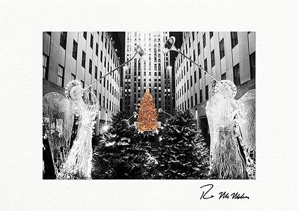 Rockefeller Center Christmas Tree Personalized Christmas Cards