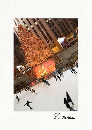 Rockefeller Center Ice Skating Boxed Christmas Cards