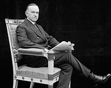 Sitting Portrait of President Calvin Coolidge 1924 Photo Print for Sale