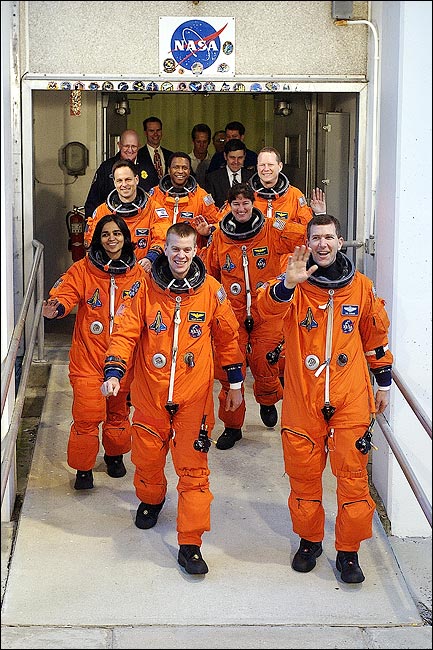 STS-107 Space Shuttle Columbia Crew NASA Photo Print for Sale