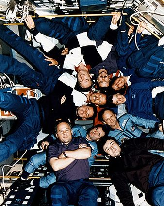 STS-71, Mir-18 & Mir-19 Crewmembers Photo Print