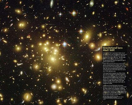 Telescope Cluster of Galaxies Abell 1689 Photo Print