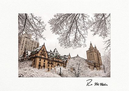 The Dakota and San Remo Winter NYC Individual Fine Art Christmas Cards