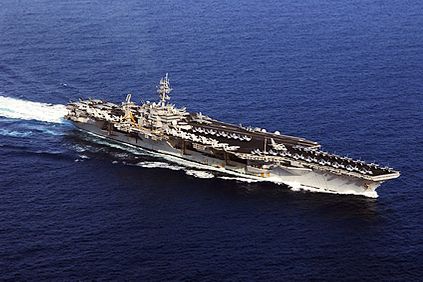 USS Kitty Hawk Aircraft Carrier Photo Print