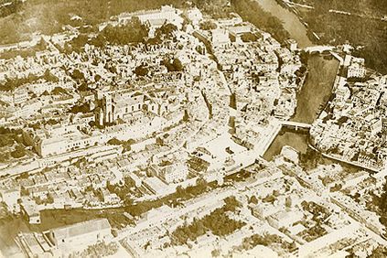 Verdun France Aerial View WWI Photo Print
