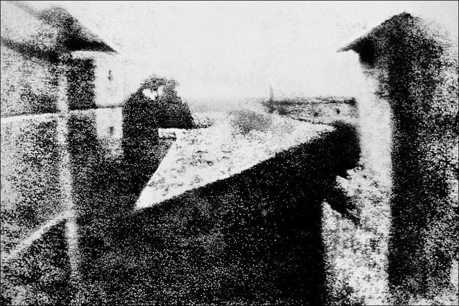 World's First Photograph Joseph Niépce 1826 Photo Print for Sale