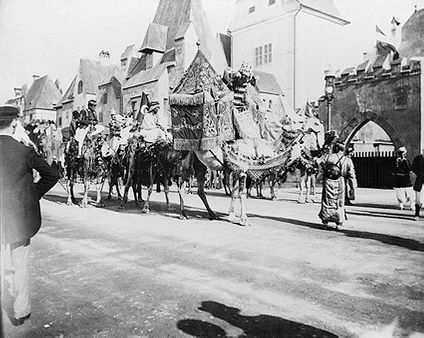 Worlds Columbian Expo 1893 Arabian Circus Photo Print