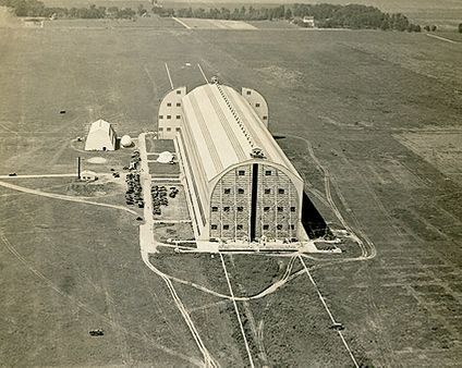 WWI Unidentified Airship Hangar 1918 Photo Print