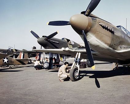 WWII A-36 Apache/Invader Fighter Planes Photo Print