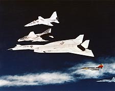 XB-70 Valkyrie Aircraft Formation in Flight Photo Print for Sale