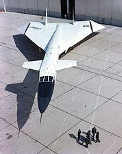 XB-70 / XB-70A Plane Parked By Hangar Photo Print for Sale