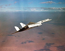 XB-70 / XB-70A Valkyrie Banking in Flight Photo Print for Sale
