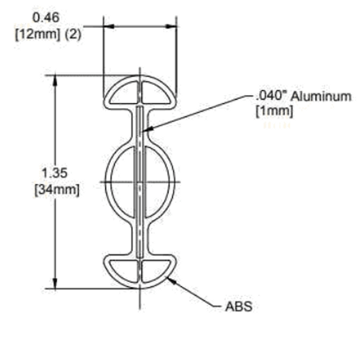 8' Flexible Curtain Track Kit
