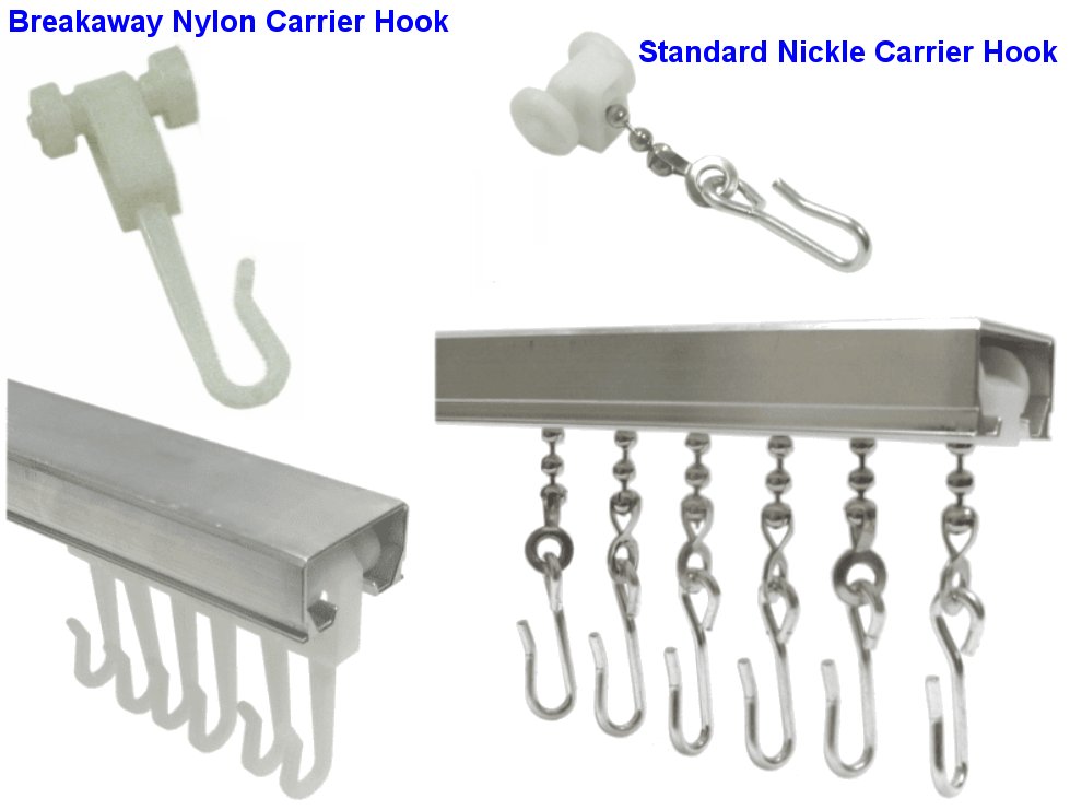 Clawfoot Tub Ceiling Mount Shower Curtain Track Kit