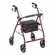 17A23388 Drive Aluminum Rollator, 7.5" Casters - Red Drive brand R728RD