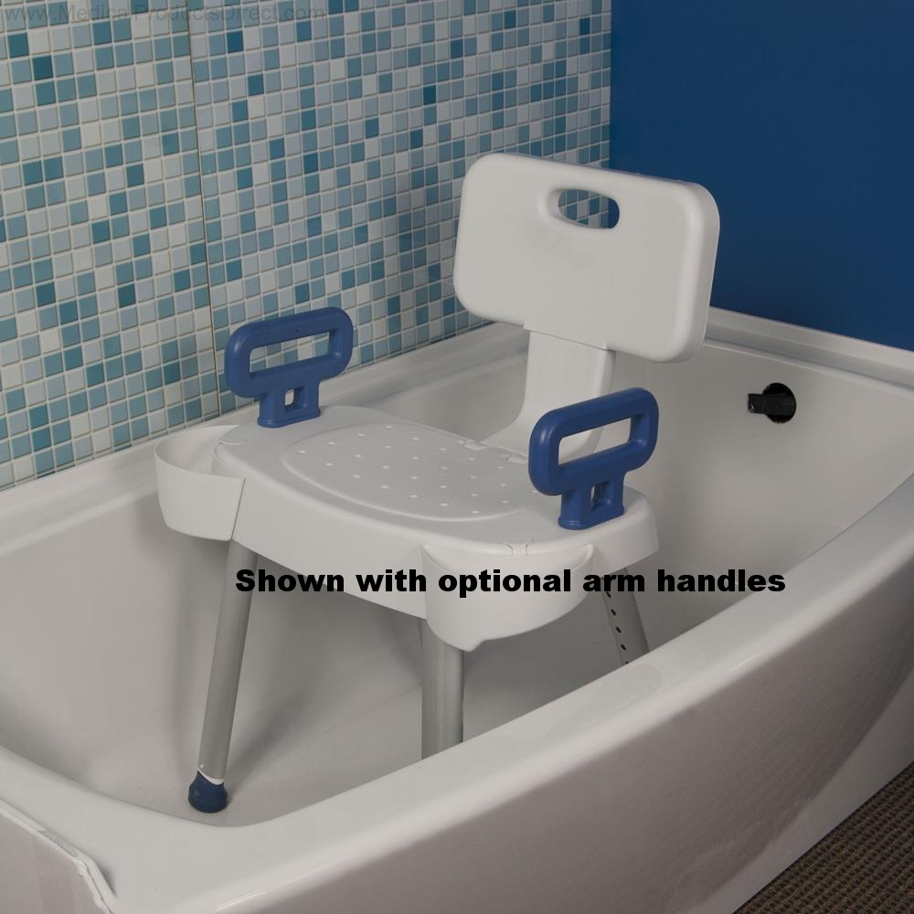 Drive Bathroom Safety Shower Chair with Folding Back