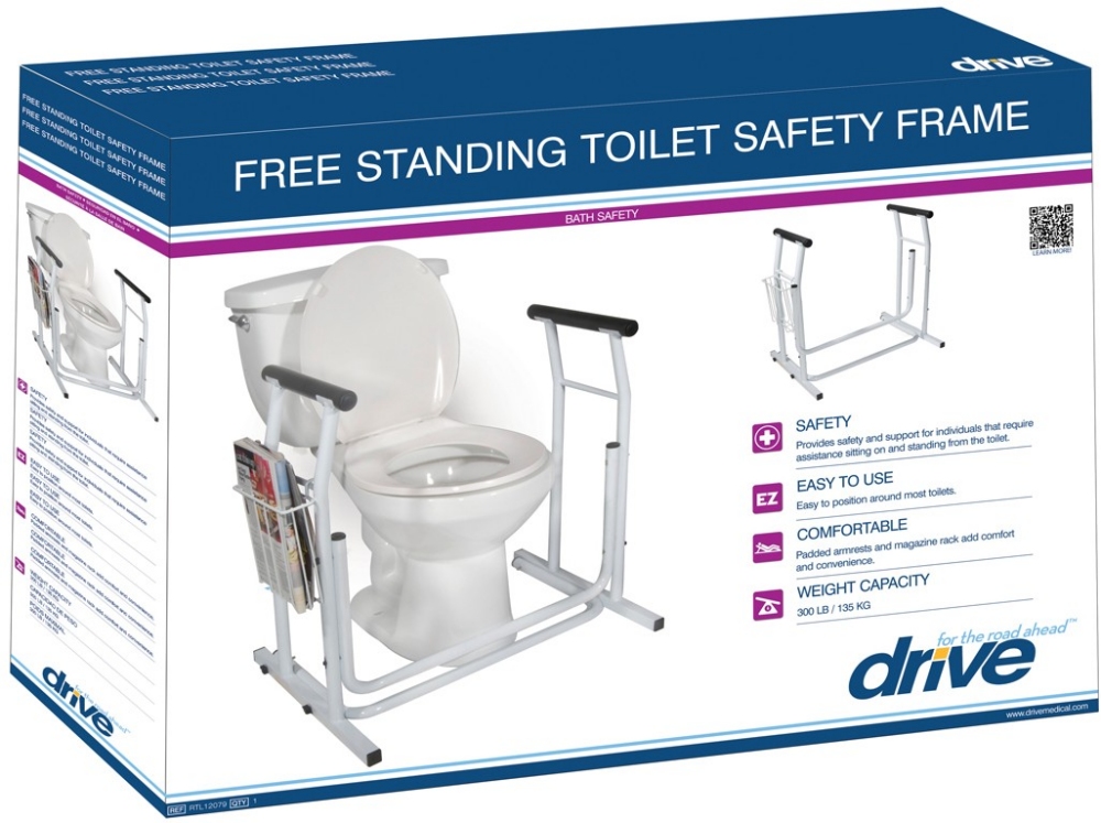 Drive Free Standing Toilet Safety Rails