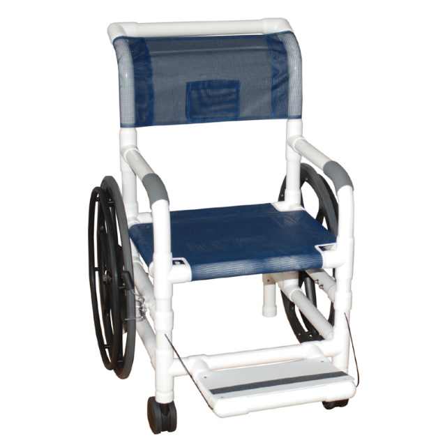 PVC Self Propel Shower Chair, 18" Wide, AquaticPool Chair