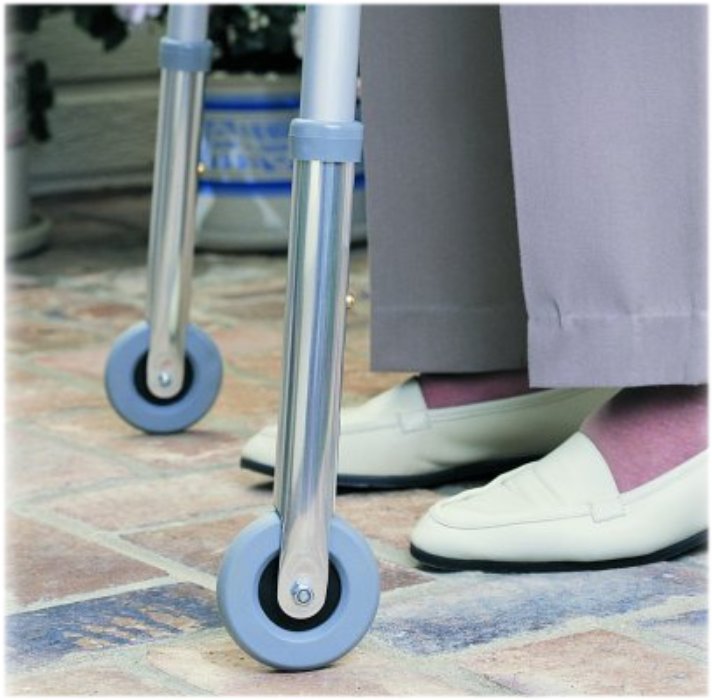 Walker Accessory by Guardian, 3" Gray Rubber Wheels